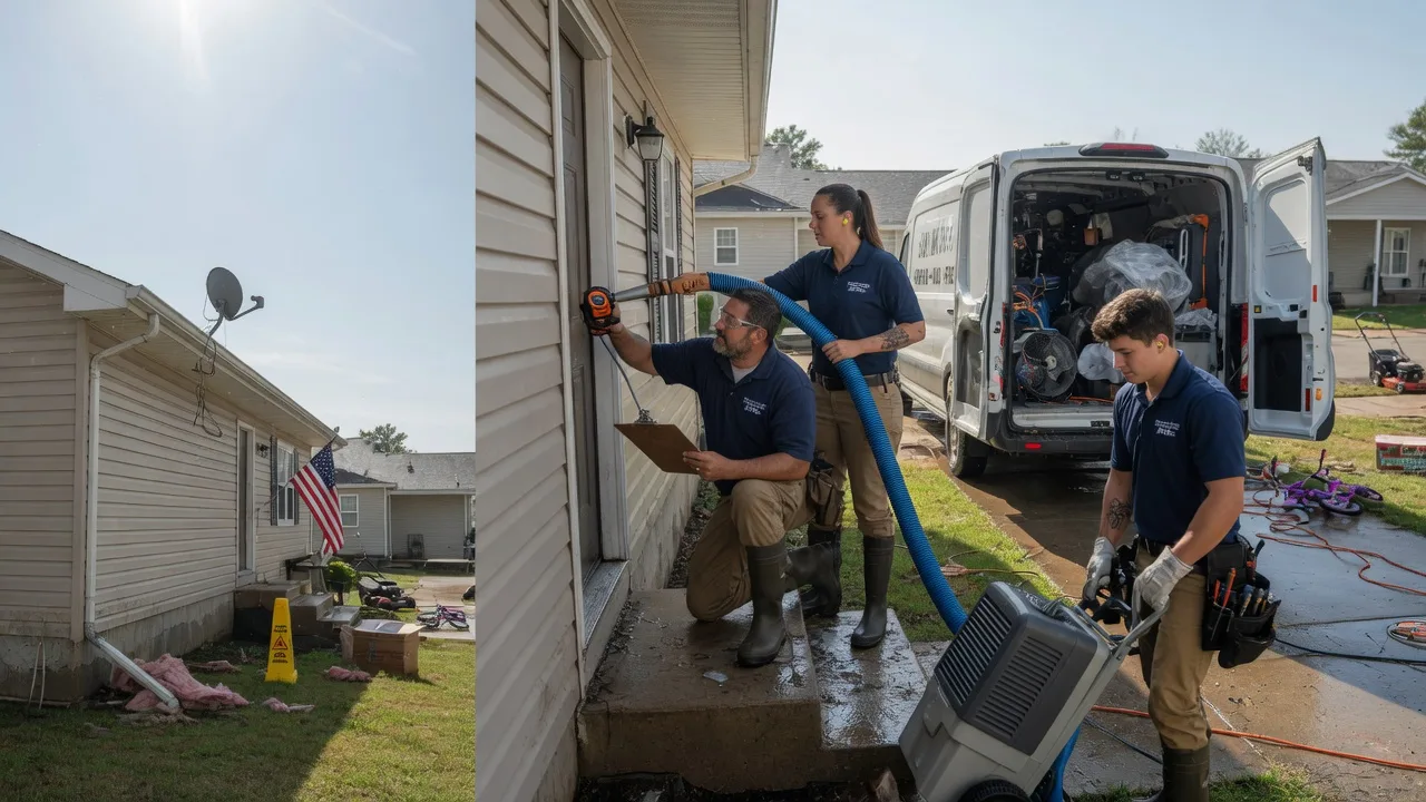 Ceiling Water Damage Restoration in Logan, NM near me
